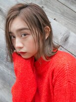 ルティア(Lutia) 外ハネ 切りっぱなしボブ かきあげバング☆