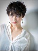 *mod's上尾*黒髪エッジショートで洗練大人女子x