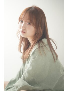 ソワンドブレス 阿倍野店(soin de brace) 艶髪オレンジブラウン