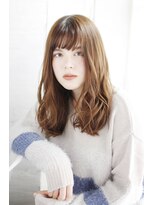 プリズム ヘアーデザイン みずほ台店&nbsp;ゆるふわセミロング