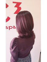 ヘアー スペース シーキューブ(C3)&nbsp;ピンクヴァイオレット/ミディアムレイヤー