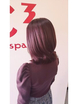 ヘアー スペース シーキューブ(C3) ピンクヴァイオレット/ミディアムレイヤー