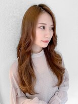 オーブ ヘアー フォール 山形東原町店(AUBE HAIR fall) 20代・30代_顔回りレイヤーロング