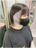 #ハイトーン#インナー#シルバー#ホワイト#透明感#ボブ