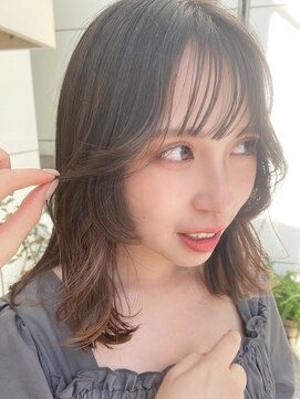 ノアズアーク 心斎橋(Noah's Ark) こだわり顔まわりカット×透明感ベージュ♪