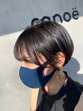 カノエ(canoe) ショートボブ/髪質改善縮毛矯正/髪質改善/韓国風/韓国ヘア
