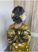【ヘアセットサロンfrst】下めのボリュームアレンジ♪