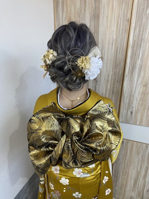 【ヘアセットサロンfrst】結婚式・二次会・パーティーヘアセット