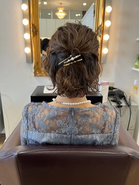 コワファースト  させぼ五番街店(COIFF1RST) お呼ばれハーフアップヘア