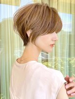 30代/40代/50代・絶壁解消・小顔前下がりショートボブ【柴山】