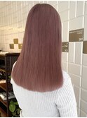 【 ito / 梅田 】ハイトーンピンクベージュ×前髪インナー