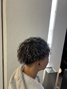 タイドヘア 茨木店(TIDE HAIR) ホワイトハイライトツイストスパイラル