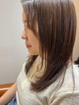 フリーサロントイロサマー(free salon toiro summer) 透明感抜群 シアーカラーロングレイヤー