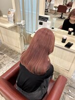 ヘアデザイン アクスト 西宮北口本店(HAIR DESIGN axt) ☆ブリーチ1回モテ可愛いカラーピンクベージュ