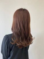 ラヴィズム 松崎店(LUVISM)&nbsp;髪質改善/セミロング/コテ巻き/ベージュ新潟東区松崎