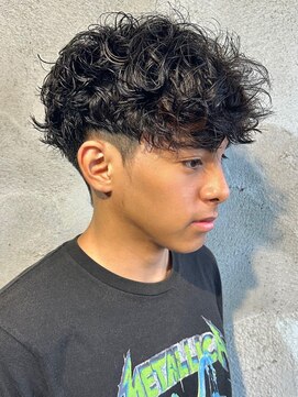 ニアウ 高崎店(Niau) スペインカールメンズパーマメンズマッシュ外国人風バーバー高崎