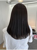 ツヤ髪ストレート◎髪質改善トリートメント透明感大人ボブ