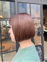 オーガニック アトリエ 大宮(organic+atelier)&nbsp;小顔補正立体カット×ナチュラル丸みボブ 10代20代30代40代50代