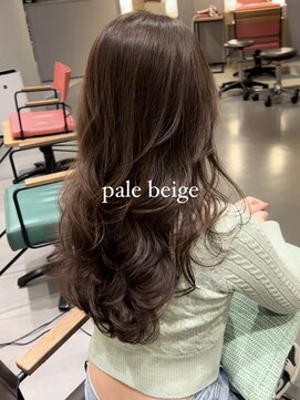 ウノプリール 茶屋町店(unopulir) ベージュカラー&レイヤーカット【前田結花】