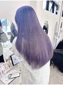 ブルーラベンダー/ブリーチ2回／ブルー／ラベンダー