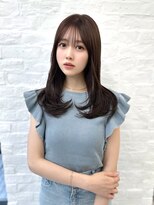 アマトウキョウ アユンチェ(AMA TOKYO×AYUNCHE) 前髪顔まわり韓国ヘアレイヤーカットサイドバンク2wayバンク韓国