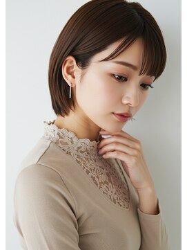 エフェクト 横浜(effect) 毛先ワンカール×レイヤーカット×小顔カット 20代30代40代