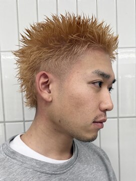 ニコ トウキョウ ロジック(nico TOKYO Logic) スパイキーショート　メンズハイトーン　メンズブリーチ