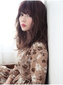 重軽エレガンス×暗めカラー☆ナチュラルほつれ感セミロング