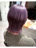 ミエルヘアーエスト 新宿店(mielhair est)&nbsp;ラベンダーカラー☆メンズハイトーン　【新宿】