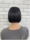シースルーミニボブ