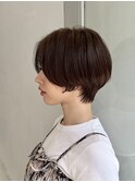 ショートカット/髪質改善縮毛矯正白髪ぼかしレイヤーカラーボブ