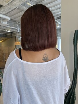 ココルアナ(coco luana) ピンクブラウン/海外風/ケアブリーチ/髪質改善/ハイトーン/学割