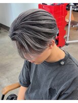 リップス 吉祥寺店 (LIPPS)&nbsp;ホワイトシルバーアッシュバレイヤージュセンターパート