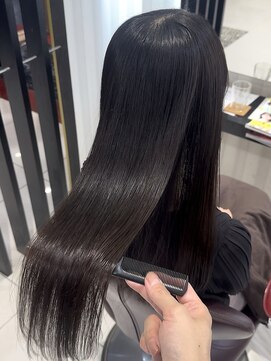 アース 名駅サンクチュアリ(HAIR&MAKE EARTH) 透け感の暗め　オリーブグレージュ