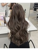 ハイライトバレイヤージュダブルカラーケアブリーチ白髪染め
