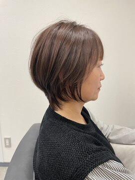 40代50代60代◎大人ショート◎白髪ぼかし◎お手入れ簡単