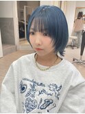 ネイビーブルーウルフショート