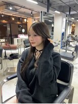 ザシェノンウメダ(THA CHAINON UMEDA) イメチェン/ピンクベージュ/アンブレラカラー/前髪/心斎橋