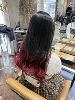 アヴァンスアンス 広島袋町店(AVANCE.ens)&nbsp;【gradation red】大人ガーリー/似合わせカット/広島袋町
