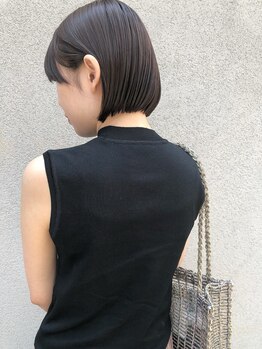 スイ(.SUI)の写真/【柔らかさのある潤ったストレートヘアへ】ケア剤配合トリートメント縮毛矯正でうる艶に