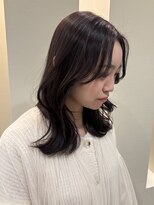 リング ヘアーハウス(ring Hair Haus) 透明感ブルーブラック×ミディアム