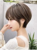 ショートヘア/分け目なし/イメチェン/30代40代50代60代/表参道