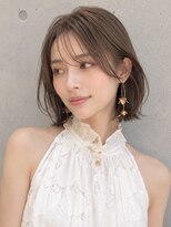 ノア 三宮店(NOA)&nbsp;【NOA】小顔見せ韓国ボブシースルーバング透明感カラー髪質改善