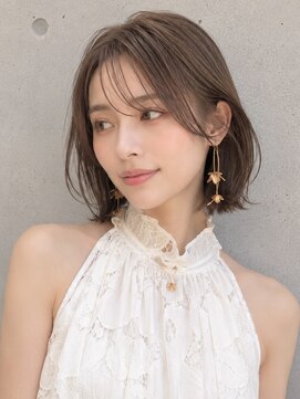 ノア 三宮店(NOA) 【NOA】小顔見せ韓国ボブシースルーバング透明感カラー髪質改善
