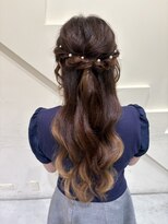 フォルテステラ(FORTE STELLA) お呼ばれヘアハーフアップ