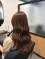 レト 梅田店(LETO)&nbsp;くすみベージュ×ナチュラルレイヤー