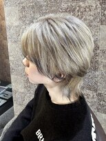 エイム ヘア デザイン 町田店(eim hair design) ホワイトグレージュ/ウルフカット/メンズカット/町田