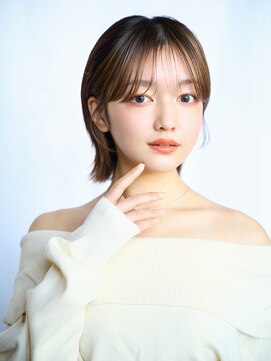エインアンリー 表参道(AIN.ANLY.) 大人可愛い20代30代40代レイヤーボブ大人前髪透明感カラー
