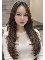ラ ブレス なんばスカイオ(LaBless) 毛先の厚みを残したザグザグレイヤー♪