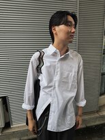 ハイセンス(HISENSE)&nbsp;メンズカットニュアンスパーマメンズセンターパートウルフ【GIA